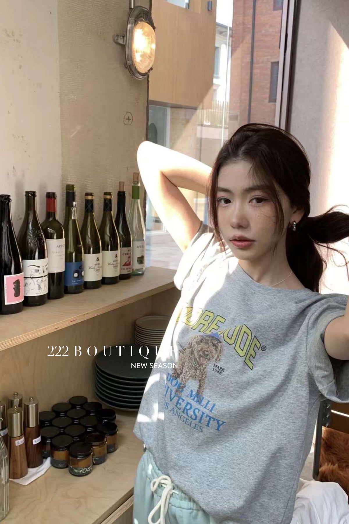 oversized cotton T-shirt