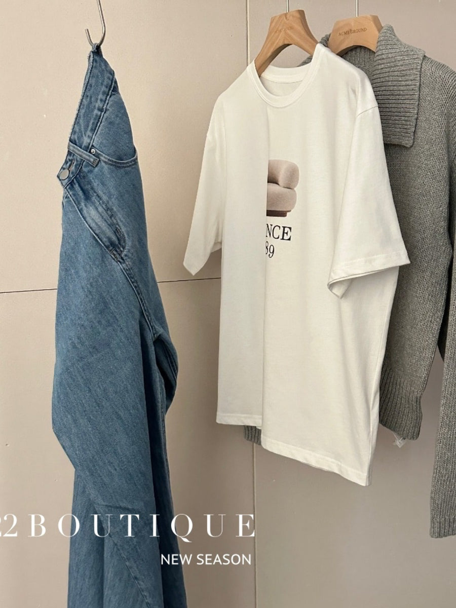 oversized cotton T-shirt