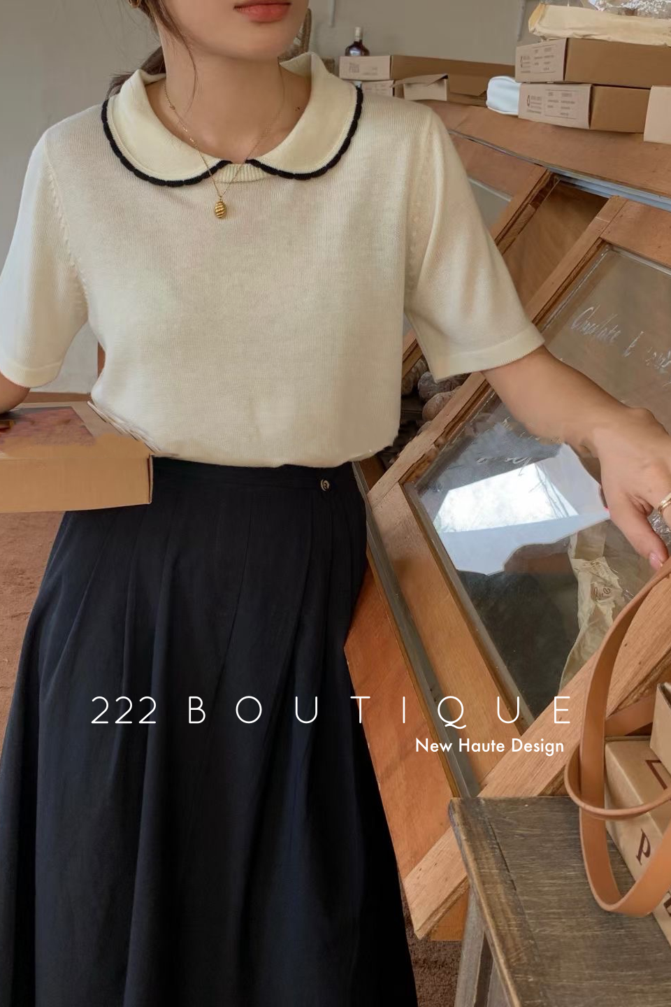 pleated midi skirt